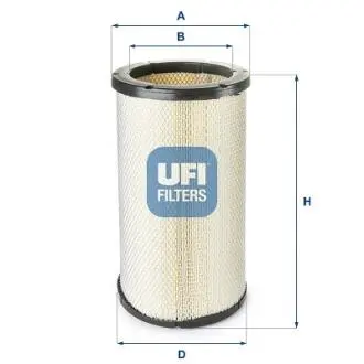Фільтр повітряний (фільтруючий елемент) UFI 2741500