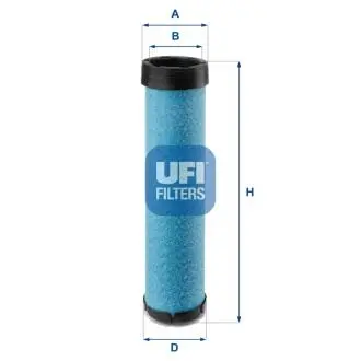 Фільтр додаткового повітря UFI 2743000