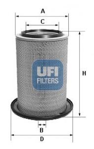 Фільтр повітря UFI 27.609.00