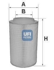 Фильтр воздушный UFI 2762500 (фото 1)