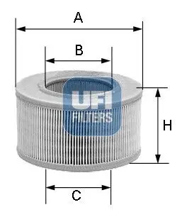 Фильтр воздушный UFI 2771600