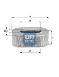 Фильтр воздушный UFI 2784600