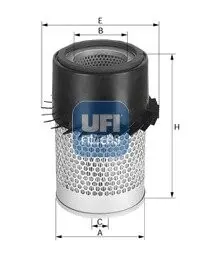 Фильтр воздушный UFI 2796900