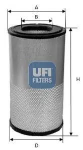 Фільтр повітряний UFI 27.A32.00