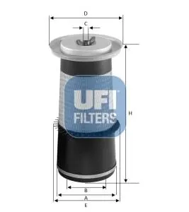 Фільтр повітряний UFI 27.A60.00