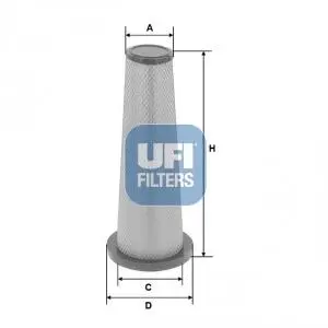 Фільтр повітряний (фільтруючий елемент) UFI 27D2500