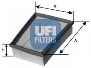 Фильтр воздушный UFI 3009500 (фото 1)