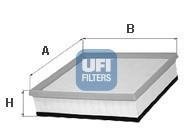 Фильтр воздушный UFI 3014900