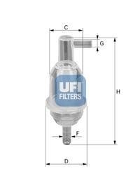 Фильтр топлива UFI 3101300