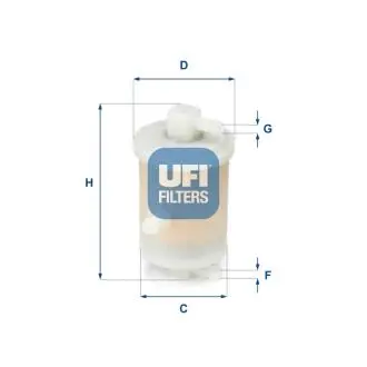 Топливный фильтр UFI 31.017.01
