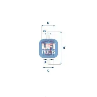 Паливний фільтр UFI 31.027.00