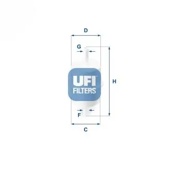 Топливный фильтр UFI 31.028.00