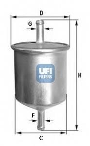 Фильтр топлива UFI 3152900