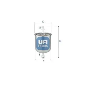 Фильтр топлива UFI 3152900