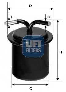 Фильтр топлива UFI 3154100