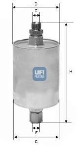 Фильтр топлива UFI 3157500 (фото 1)