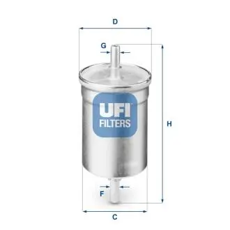 Топливный фильтр UFI 31.710.00