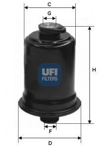 Фильтр топлива UFI 3171200 (фото 1)