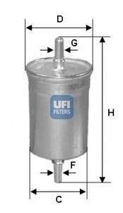 Фильтр топлива UFI 3182500