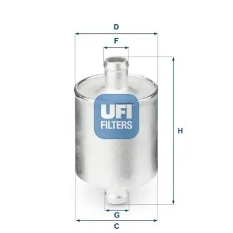 Топливный фильтр UFI 31.836.00