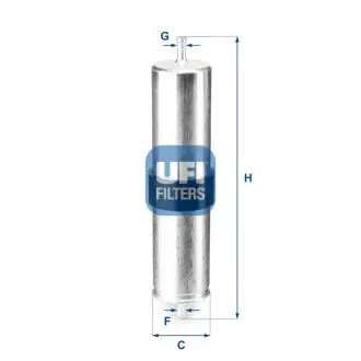 Топливный фильтр UFI 31.838.00