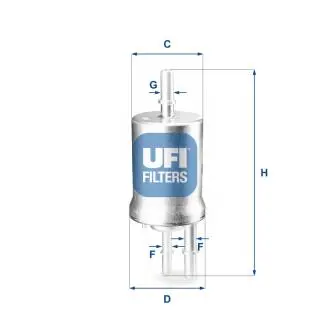 Фильтр топлива UFI 3185500