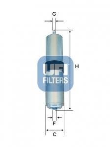 Фильтр топлива UFI 3192601 (фото 1)