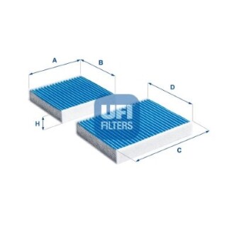 Фільтр салону (антиалергія) UFI 34.164.00