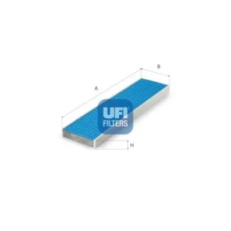 Фільтр салону (антибактеріальний) MINI (R50, R53), (R52), (R56), (R57), (R58), (R59), CLUBMAN (R55), CLUBVAN (R55), COUNTRYMAN (R60), PACEMAN (R61) 1.4-2.0D 06.01-10.16 UFI 3417500