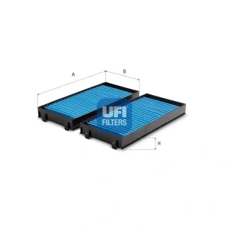 Фільтр салону (антибактеріальний) BMW X5 (E70), X5 (F15, F85), X6 (E71, E72), X6 (F16, F86) 2.0D-4.8 10.06-07.19 UFI 3424300
