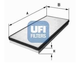 Фильтр воздуха (салона) UFI 5300100 (фото 1)