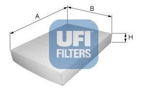 Фільтр салону UFI 53.033.00