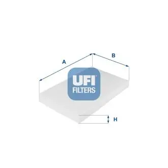 Фильтр воздуха (салона) UFI 5303800