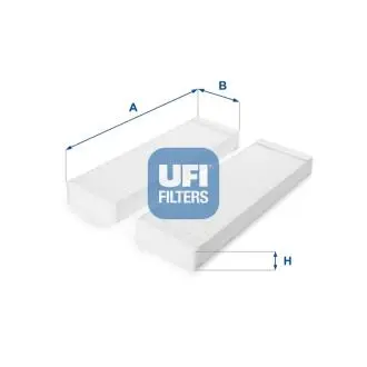 Фильтр воздуха (салона) UFI 5322600