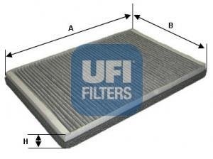 Фильтр воздуха (салона) UFI 5412300 (фото 1)