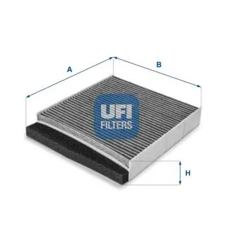 Фильтр салона угольный UFI 54.126.00