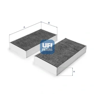 Фільтр салону вугільний UFI 54.394.00