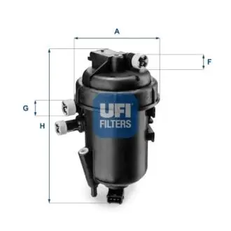 Топливный фильтр UFI 55.112.00