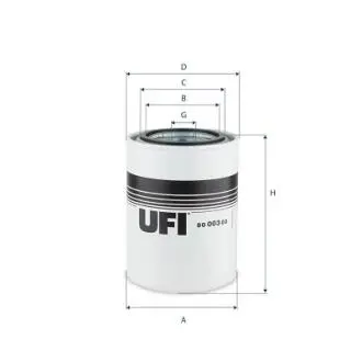 Гидрофильтр, рулевое управление UFI 8000300