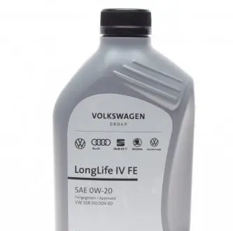 Олива 0W20 LongLife IV (1л) VW 508.00/509.00 VAG GS60577M2