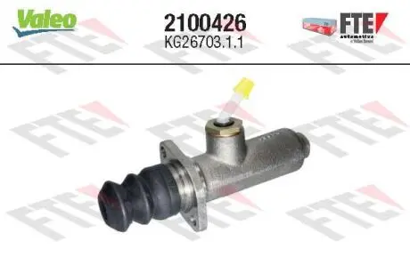 Головний циліндр зчеплення (діаметр отвору 26,99мм) Valeo 2100426