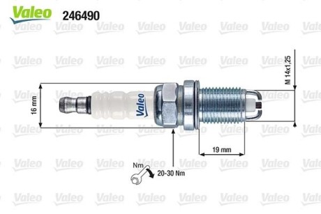 Свічка запалення Valeo 246490