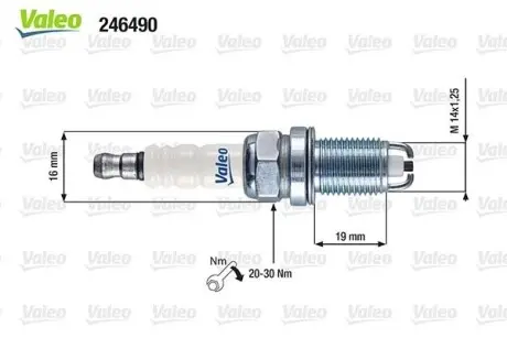 Свічка запалення Valeo 246490