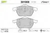 Гальмівні колодки дискові FORD/SEAT/VW Galaxy/Alhambra/Sharan "1,8-2,8 "F "95-10 Valeo 301008 (фото 1)
