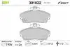 Тормозные колодки дисковые HONDA/ROVER Civic/Concerto/25/45/200/400/800/Streetwise &quot;1,1-2,7 &quot;F &quot;88-05 Valeo 301022 (фото 1)