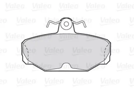 Тормозные колодки FORD T. SCORPIO 1,8-2,9 84- Valeo 301240