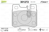 Тормозные колодки дисковые MERCEDES 190/Cabriolet/C-Class/E-Class/Kombi/SL/SLK "1,8-5,0 "R "85-01 Valeo 301272 (фото 1)