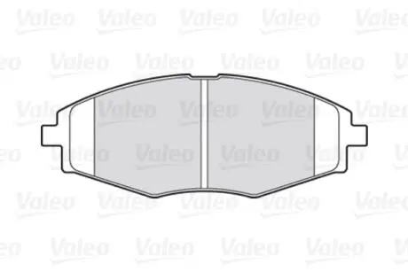 Колодки гальмівні DAEWOO P. LANOS 13 Valeo 301316