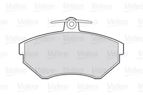 Тормозные колодки дисковые VAG Cordoba/Ibiza/Toledo/Caddy/Golf/Jetta/Passat/Vento "1,4-2,2 "F "84-04 Valeo 301330