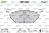 Тормозные колодки дисковые VAG A1/A3/Octavia/Rapid/Golf/Polo/Up &quot;1,0-2,0 &quot;F &quot;96&gt;&gt; Valeo 301332 (фото 1)